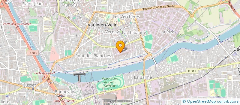 localisation de l'entreprise AC MACONNERIE  VAULX-EN-VELIN