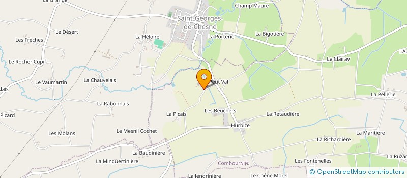 localisation de l'entreprise AC MACONNERIE à COMBOURTILLE