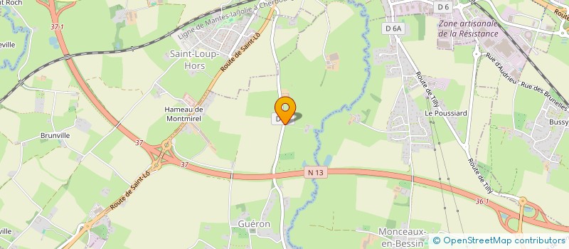 localisation de l'entreprise AC MARIE  VAUX-SUR-SEULLES