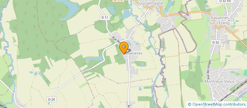 localisation de l'entreprise AC-MC GROUP à CUNELIERES