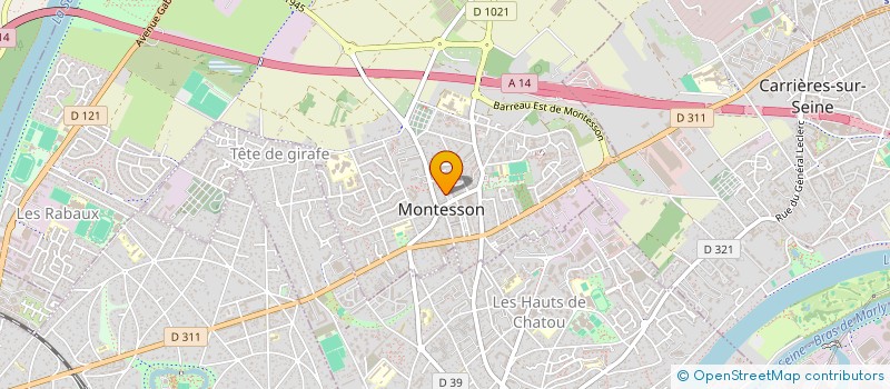 localisation de l'entreprise AC MONTESSON à MONTESSON