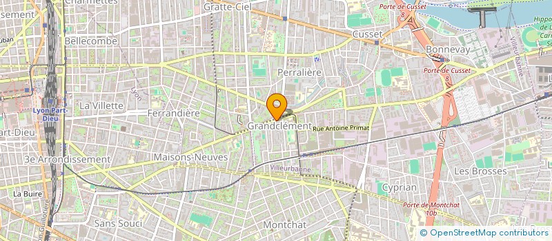 localisation de l'entreprise AC MULTIMEDIA à VILLEURBANNE