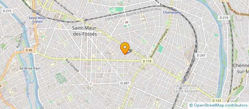 localisation de l'entreprise AC NEGOCE à SAINT-MAUR-DES-FOSSES