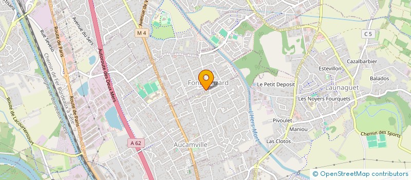localisation de l'entreprise AC-NET à FONBEAUZARD