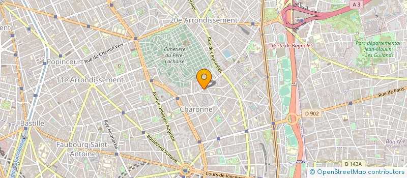 localisation de l'entreprise AC&O  PARIS