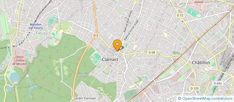 localisation de l'entreprise AC OPTIC à CLAMART