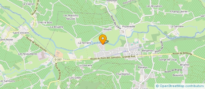 localisation de l'entreprise AC OPTIMUS  CERCIE