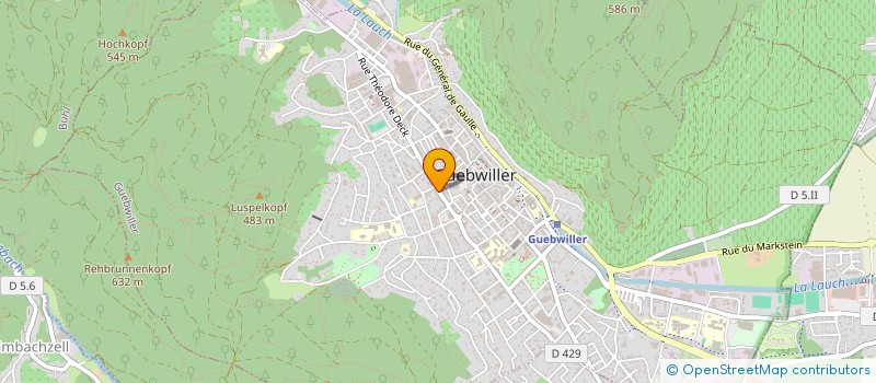 localisation de l'entreprise AC-P  GUEBWILLER