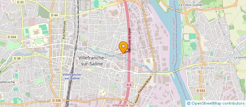 localisation de l'entreprise AC PARE BRISE à VILLEFRANCHE-SUR-SAONE