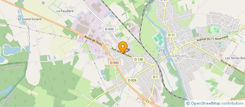 localisation de l'entreprise AC PARTICIPATIONS à BUZANCAIS