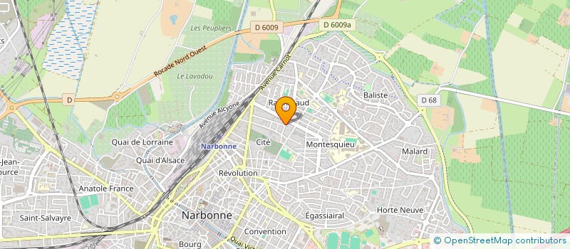 localisation de l'entreprise AC PARTNERS à NARBONNE