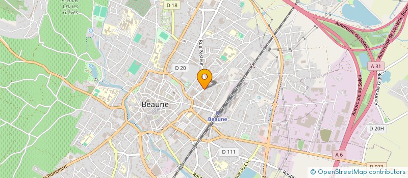 localisation de l'entreprise AC PATRIMOINE à BEAUNE