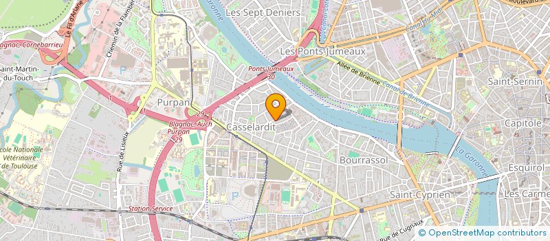 localisation de l'entreprise AC PATRIMOINE à TOULOUSE