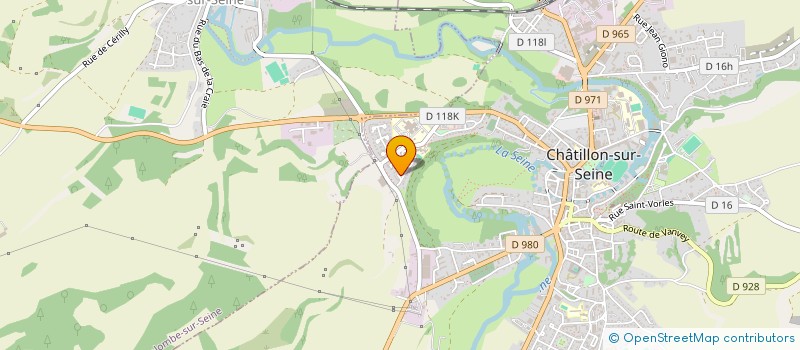 localisation de l'entreprise AC PAYSAGE  CHATILLON-SUR-SEINE