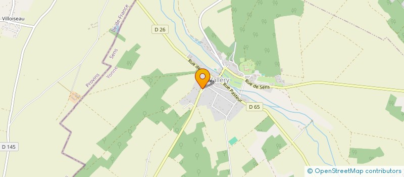 localisation de l'entreprise AC PCF  VALLERY