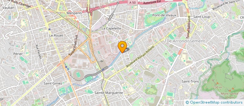 localisation de l'entreprise AC PEYNET à MARSEILLE