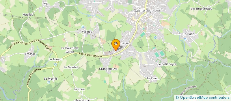 localisation de l'entreprise AC PICHON IMMOBILIER à SAINTE-SIGOLENE
