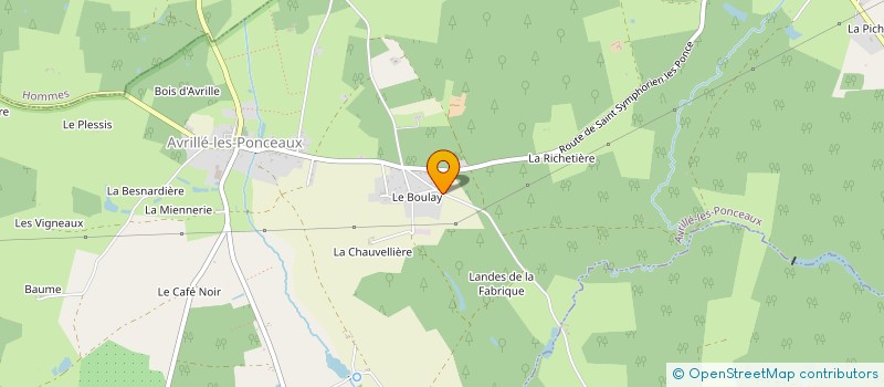 localisation de l'entreprise AC PLOMBERIE 37  AVRILLE-LES-PONCEAUX