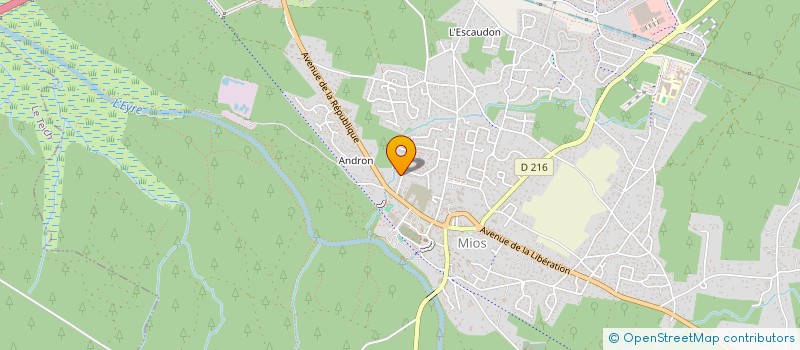 localisation de l'entreprise AC PROD  MIOS