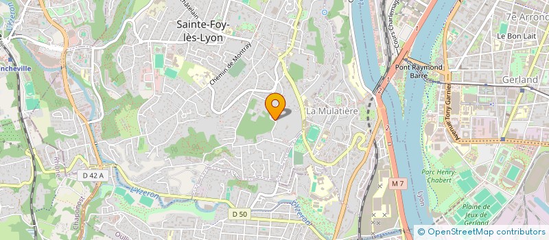 localisation de l'entreprise AC PRODUCTION à SAINTE-FOY-LES-LYON