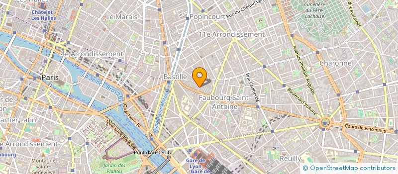 localisation de l'entreprise AC PRODUCTIONS à PARIS