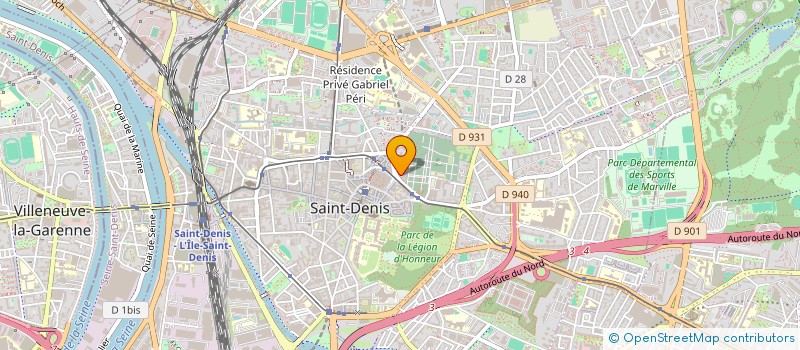 localisation de l'entreprise AC.PROJECT  SAINT-DENIS