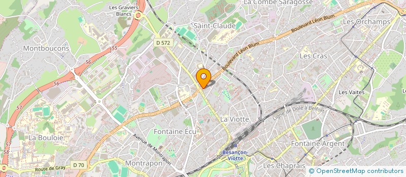 localisation de l'entreprise AC PROPRIO 2 à BESANCON