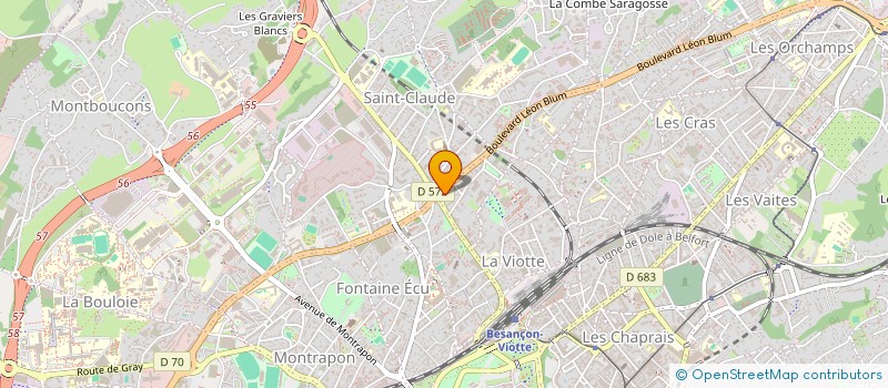localisation de l'entreprise AC PROPRIO à BESANCON