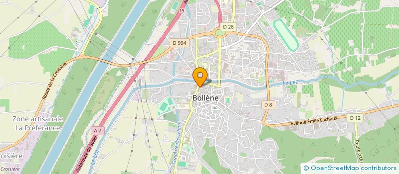 localisation de l'entreprise AC PROVENCE  BOLLENE