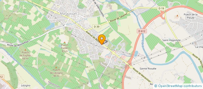 localisation de l'entreprise AC.PTFO  CAZOULS-LES-BEZIERS