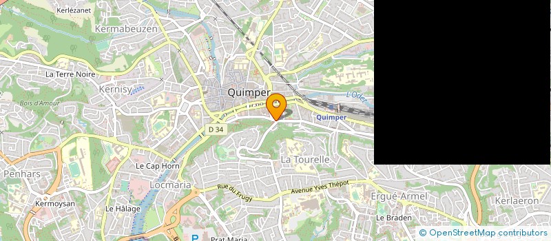 localisation de l'entreprise AC  QUIMPER à QUIMPER