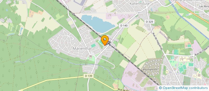 localisation de l'entreprise AC RABBIT  HAGUENAU