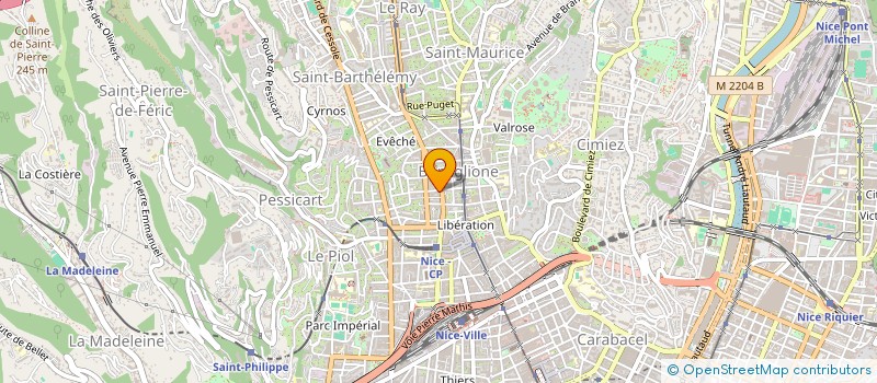 localisation de l'entreprise AC REA  NICE