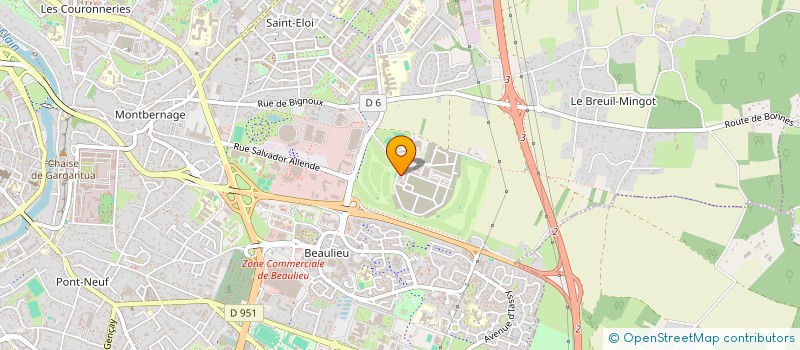 localisation de l'entreprise AC RENOVATION ET ENERGIE  POITIERS