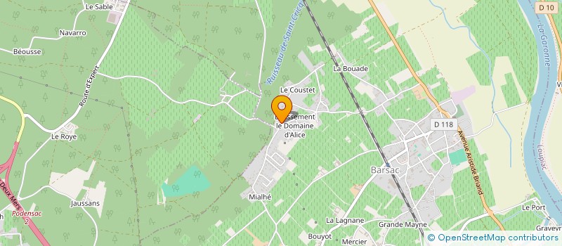 localisation de l'entreprise AC RENOVE & SERVICES  BARSAC