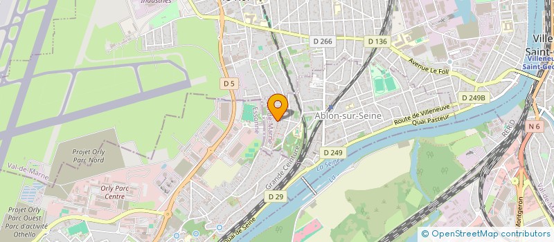 localisation de l'entreprise AC REUS  ABLON-SUR-SEINE