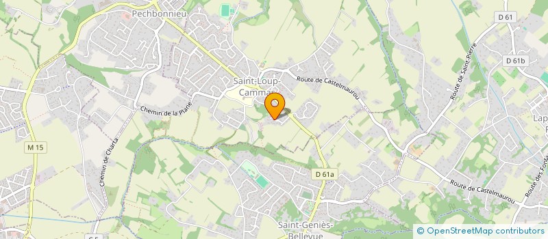 localisation de l'entreprise AC SERTI  SAINT-LOUP-CAMMAS