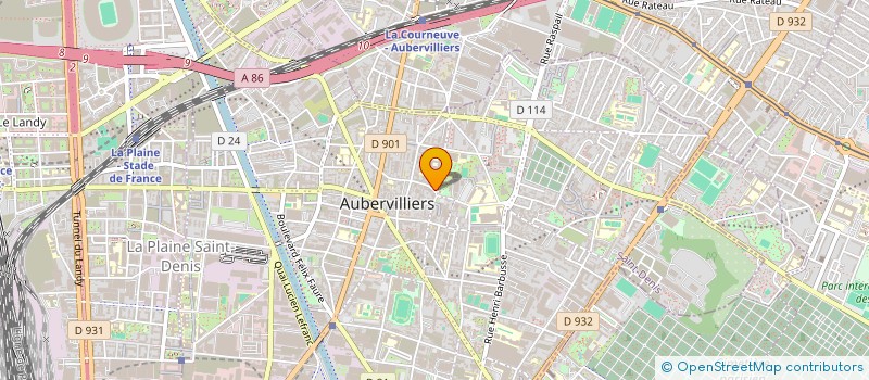 localisation de l'entreprise AC SERVICES  AUBERVILLIERS