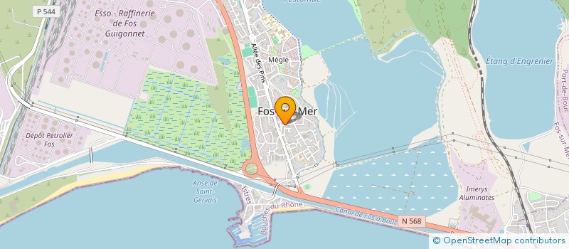 localisation de l'entreprise AC SERVICES  FOS-SUR-MER