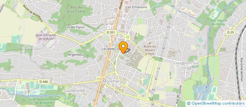 localisation de l'entreprise AC SHUTTLE à MONTLHERY