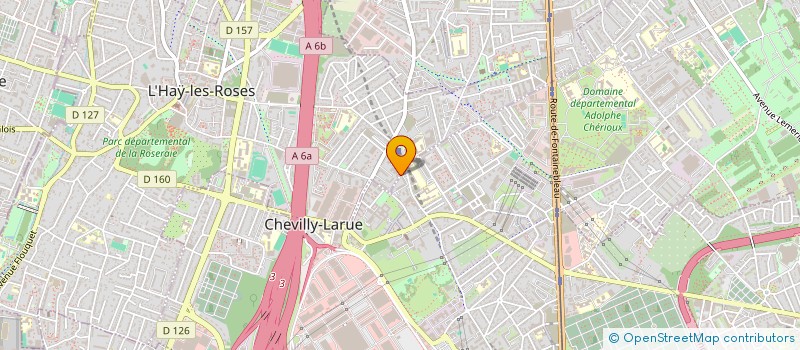 localisation de l'entreprise AC SOFTWARE  L'HAY-LES-ROSES