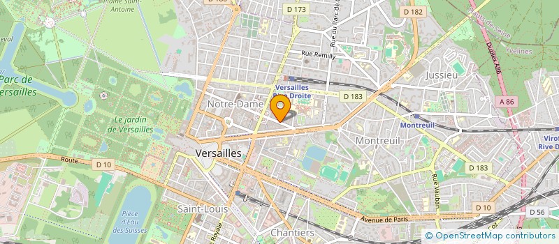localisation de l'entreprise AC SPORT 2 à VERSAILLES
