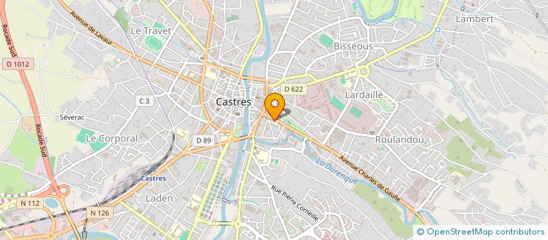 localisation de l'entreprise AC TARN MULTIMEDIA à CASTRES