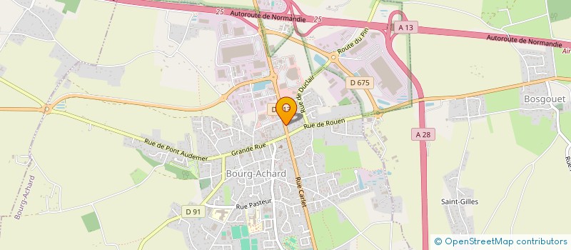 localisation de l'entreprise AC TAXI 27  BOURG-ACHARD