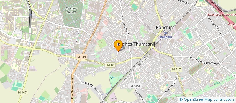 localisation de l'entreprise AC TAXI BORRE  FACHES-THUMESNIL