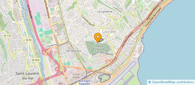 localisation de l'entreprise AC TAXI NICE  NICE