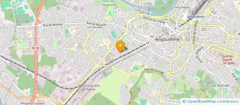 localisation de l'entreprise AC TEDDY RAFFORT à ANGOULEME