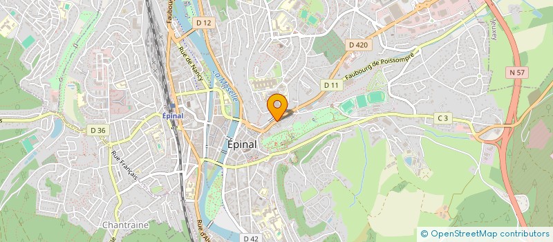 localisation de l'entreprise AC.THI à EPINAL