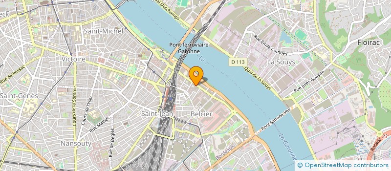 localisation de l'entreprise AC THOMAS GOUZOU  BORDEAUX