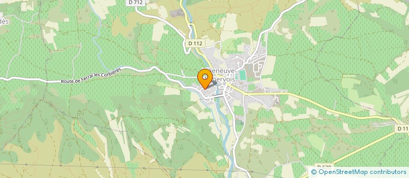 localisation de l'entreprise AC'TOURS  VILLENEUVE-MINERVOIS